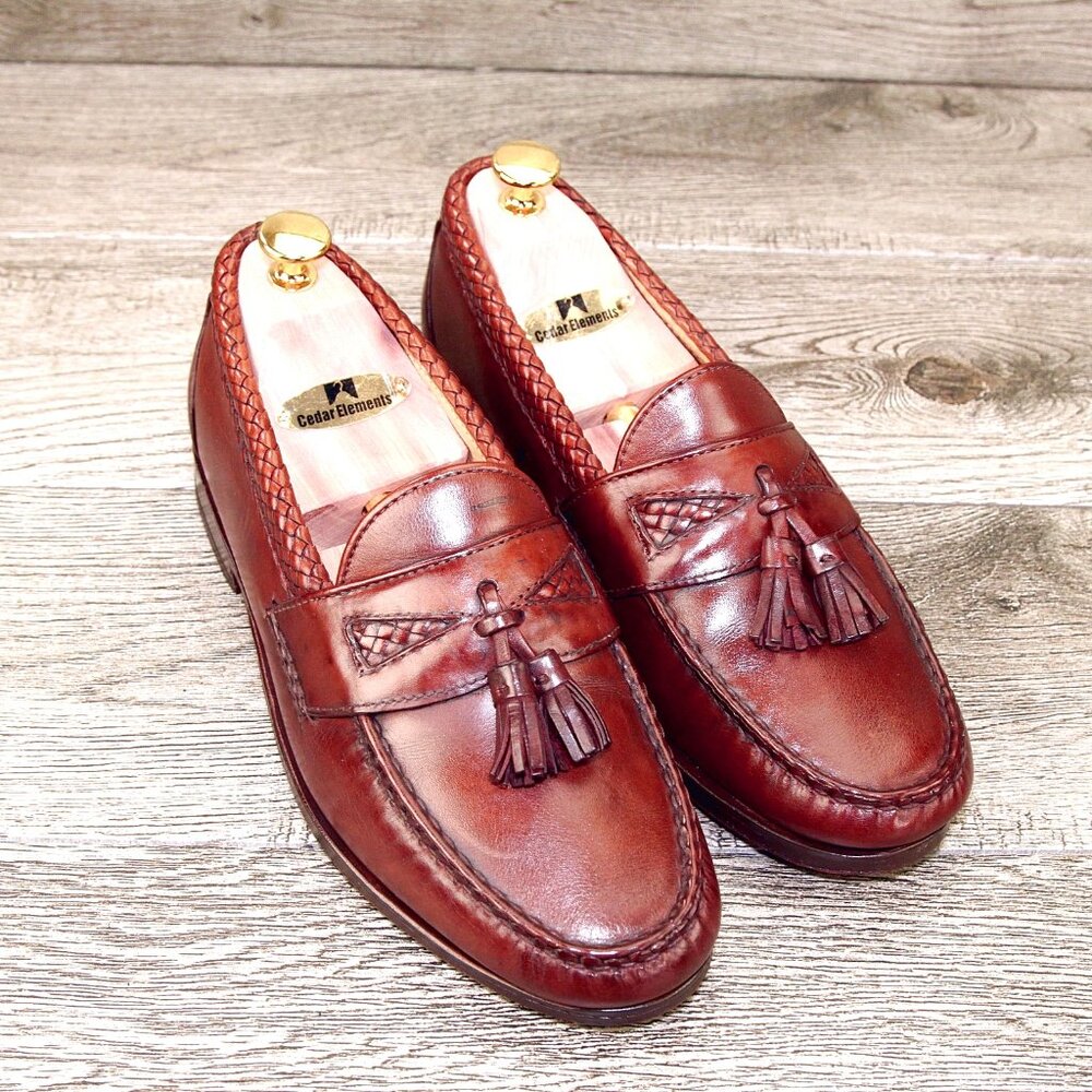 Allen Edmonds MAXFIELD Loafer 7.5 EEE Wide Chili * add $15 new Cedar Trees